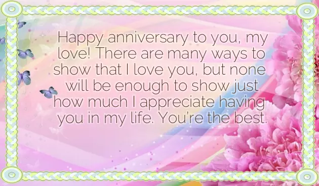 Happy Anniversary To An Awesome Couple