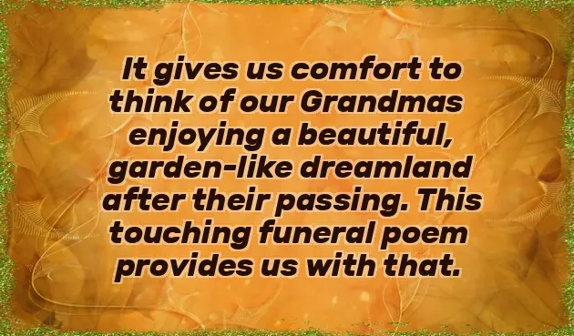 Funny Funeral Poems For Mum