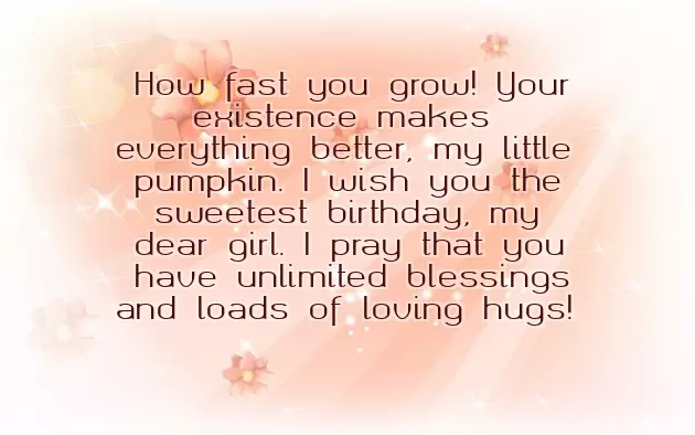 Birthday Quotes For 5 Year Old Daughter