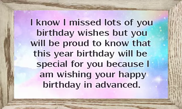 Birthday Wishes In Advance To My Love Birthday Wishes In Advance To My Love