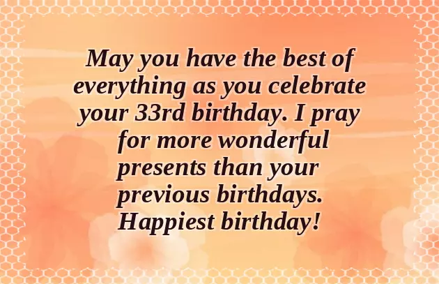 Happy 33 Birthday Son Happy 33 Birthday Son