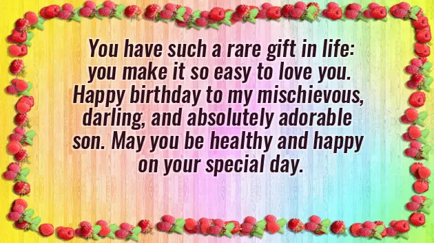 20Th Birthday Wishes For Son From Mom