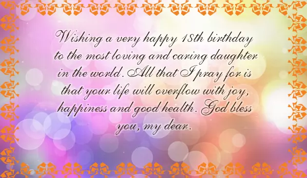 Birthday Greetings To My Eldest Daughter