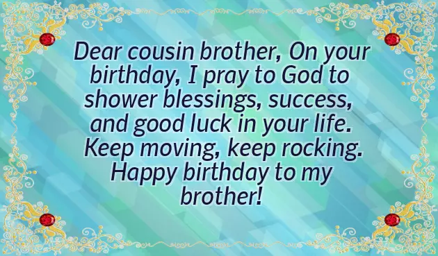 Best Brother Birthday Wishes In English