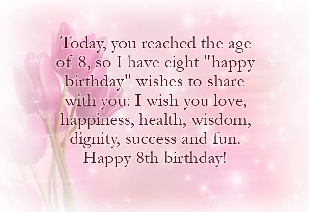 8Th Birthday Wishes For Granddaughter