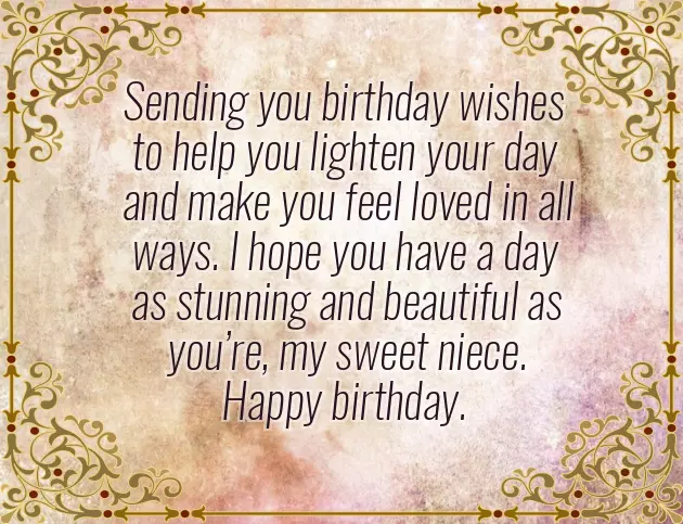 Happy Birthday To My Lovely Niece