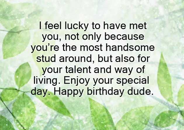 Birthday Wishes To A Guy Friend