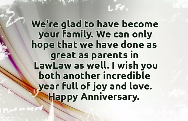 Wedding Anniversary Wishes To Mother And Father In Law