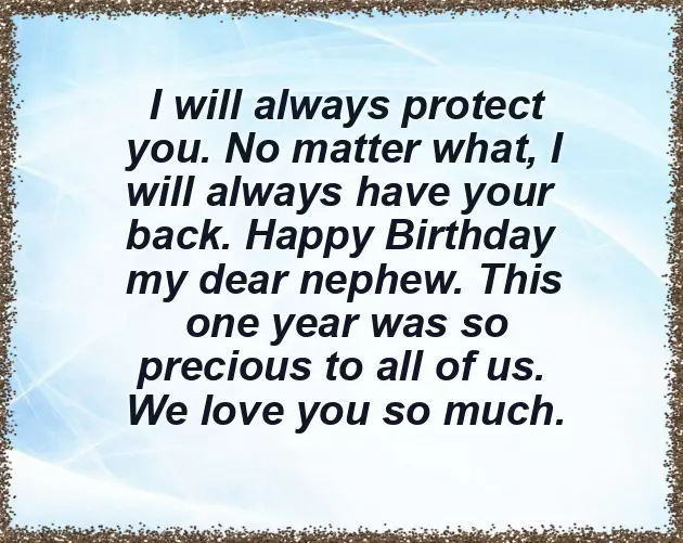 4Th Birthday Wishes For Nephew