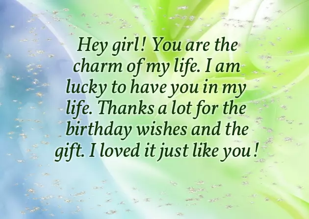 Girlfriend Wish Happy Birthday