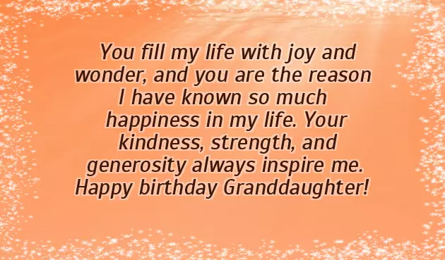 Happy Birthday To The Best Granddaughter Ever