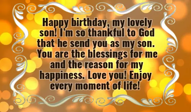 Best Wishes For My Son