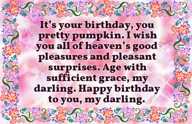 Birthday Wishes For Baby Girl Sister