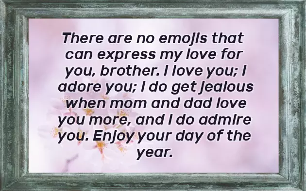 Happy Birthday Wishes To Small Brother