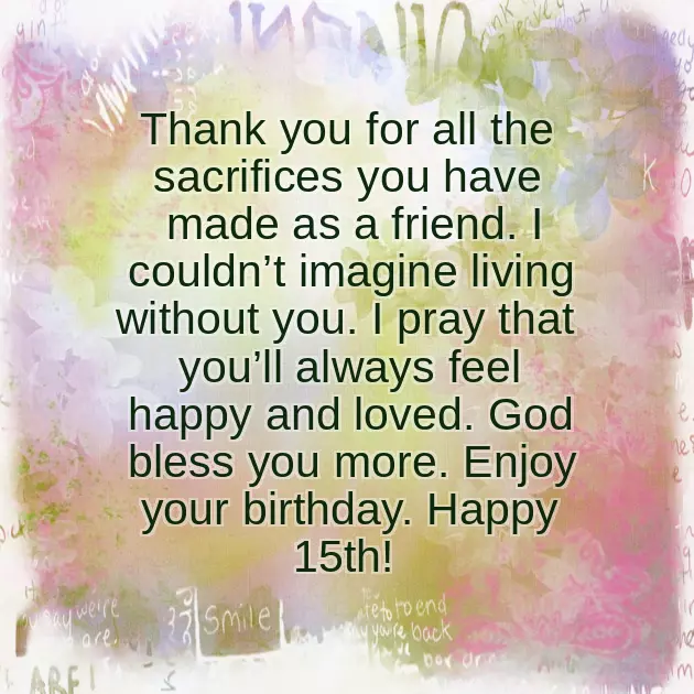 Best Friend Birthday Wish Girl