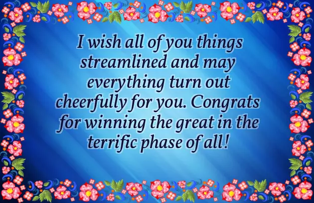 Congratulations On Your Championship