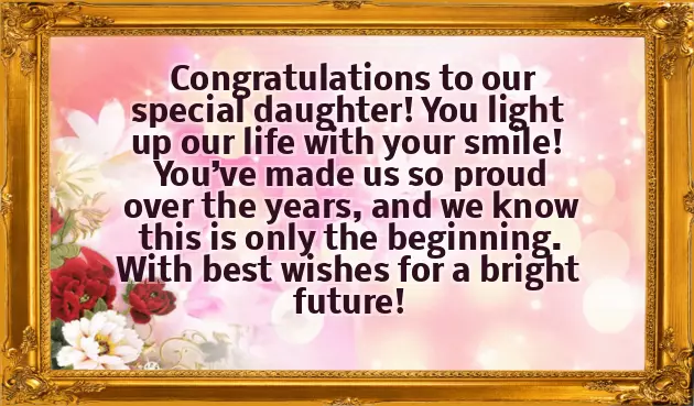 Graduation Message For Daughter Kindergarten