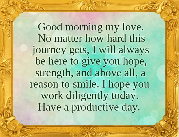 Good Morning Message For My Wife