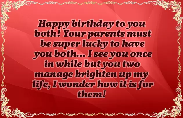 Twins Brother And Sister Birthday Wishes Twins Brother And Sister Birthday Wishes