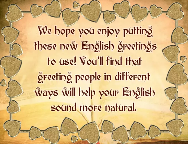 Formal And Informal Greetings In English Formal And Informal Greetings In English