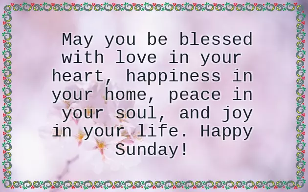 Sunday Morning Messages