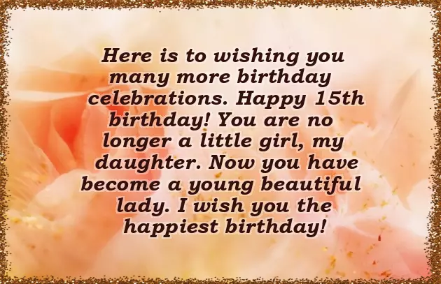 Happy 15Th Birthday Niece Quotes Happy 15Th Birthday Niece Quotes
