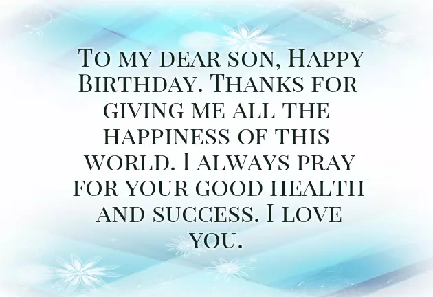 Greetings Birthday To My Son Greetings Birthday To My Son
