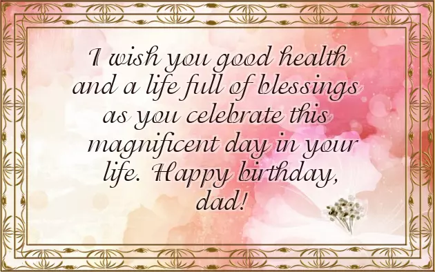 Birthday Wishes For Dad To Be