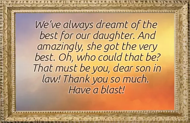Message For Son In Law Message For Son In Law