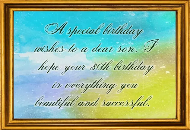 30Th Birthday Quotes For Son 30Th Birthday Quotes For Son