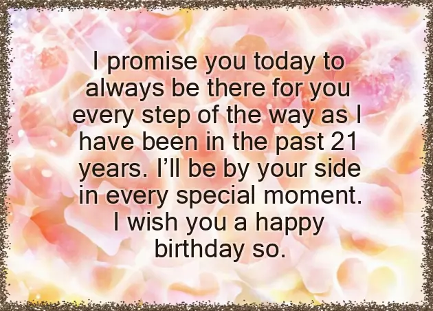 Birthday Wishes For 21St