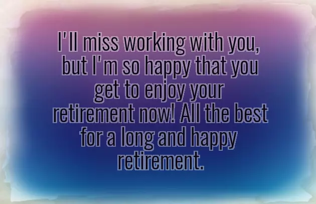 Greeting For Retirement Message