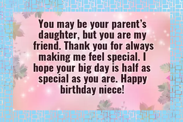 Happy Birthday Wishes To Niece With Name