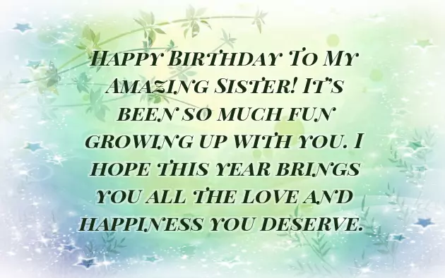 Wishing Your Sister Happy Birthday Wishing Your Sister Happy Birthday