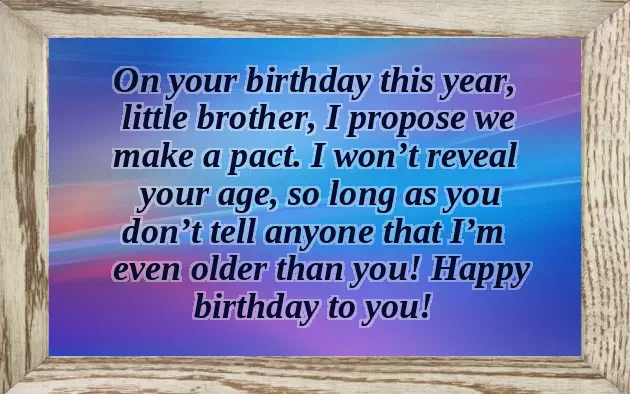 Younger Sister Birthday Quotes Funny