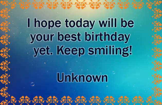 Happy Birthday Nice Words