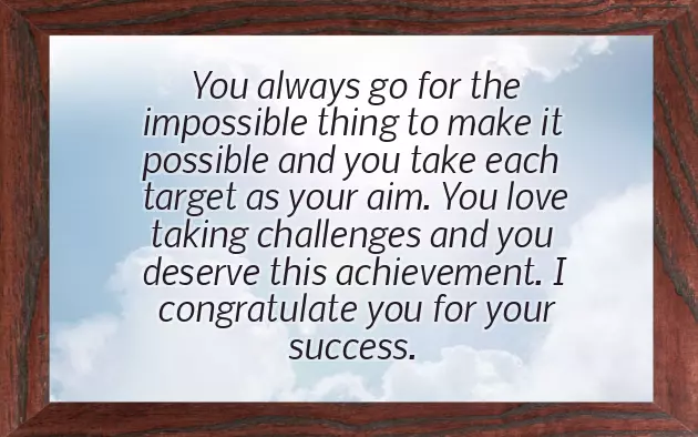 Congratulations To Brother On His Success