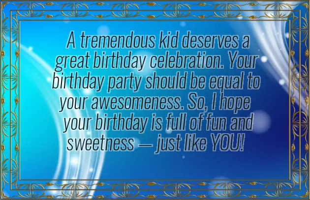 Wish You Happy Birthday Little Boy