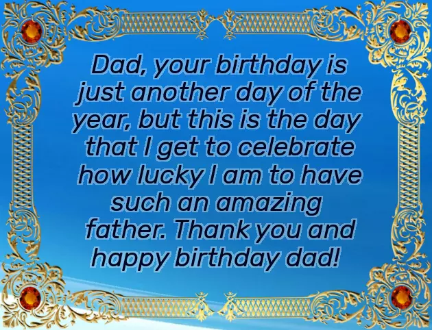 Quotes On Birthday Of Father