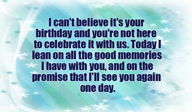 Birthday Wishes To Sister In Heaven