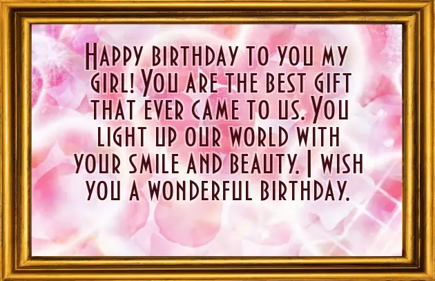 Happy Birthday Wishes From Daughter