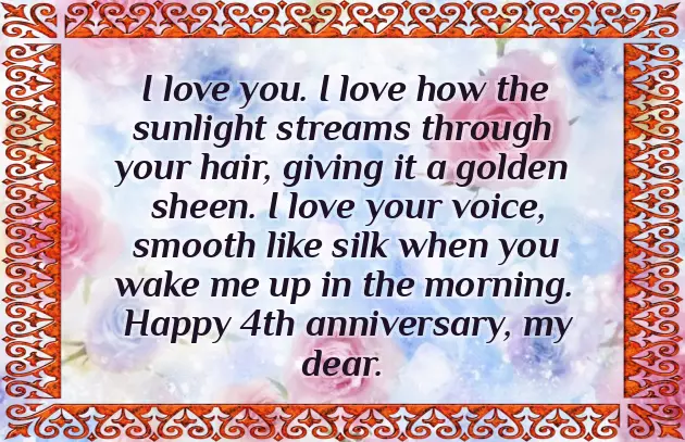 Happy 4Th Anniversary Happy 4Th Anniversary