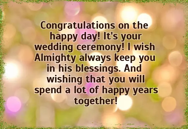 Wedding Wishes Ideas