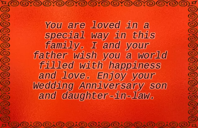 Anniversary Message To Parents From Daughter