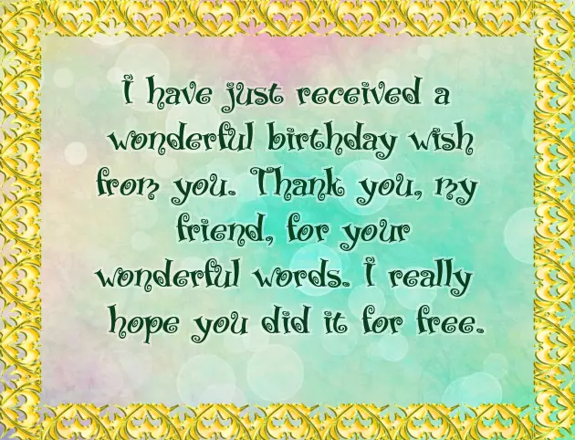 Appreciation Words After Birthday Wishes Appreciation Words After Birthday Wishes