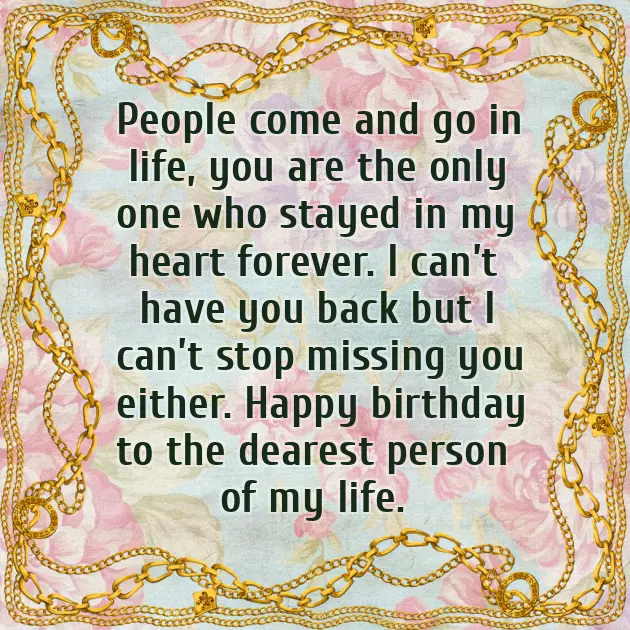 Simple Birthday Wishes For Ex Boyfriend Simple Birthday Wishes For Ex Boyfriend