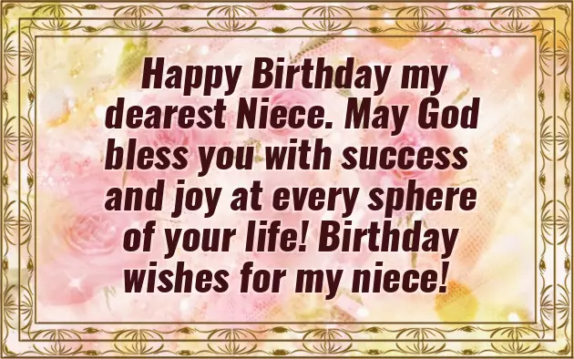 Happy Birthday To Dear Niece Happy Birthday To Dear Niece