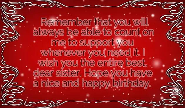 Long Birthday Wishes For Elder Sister