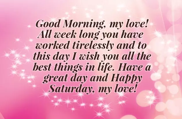 Saturday Morning Message Saturday Morning Message