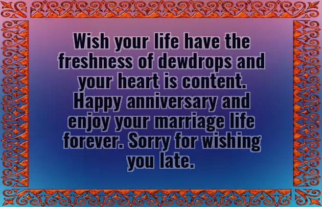 Wedding Anniversary Sister Wishes